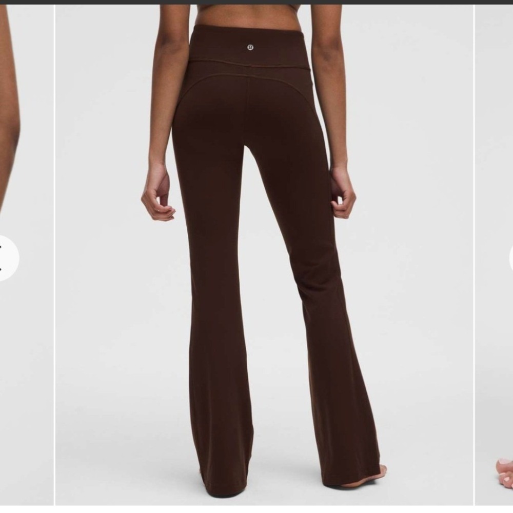 NEW Lululemon Groove High-Rise Nulu Flared Pant 4 Lava Cake Tall W5HIST